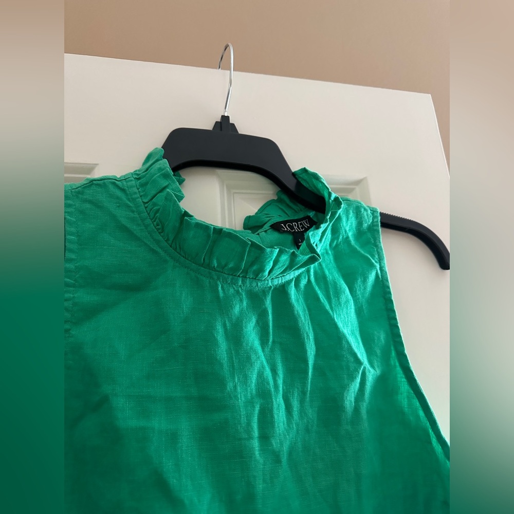 Fleur top in linen - Picture 4 of 8